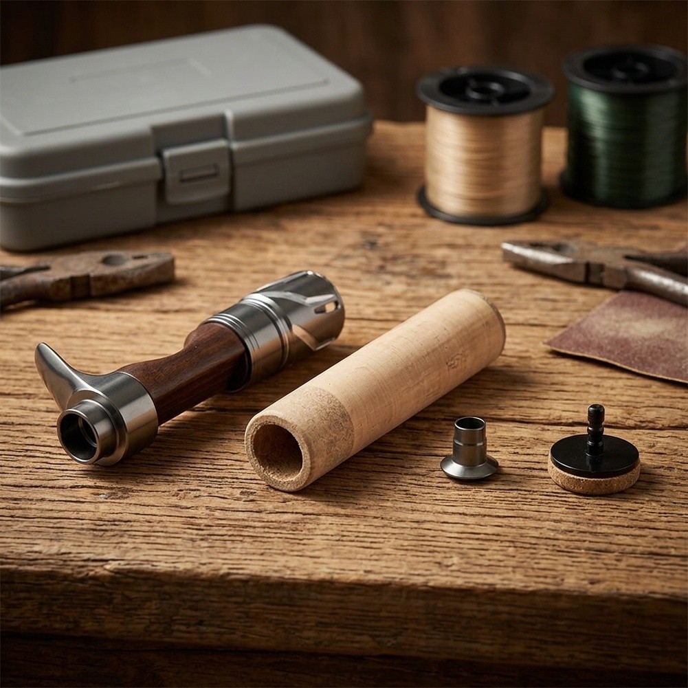 طقم DIY لصناعة مقابض صنارات ال - مراجعة Fishing Rod Building Kit وسعره