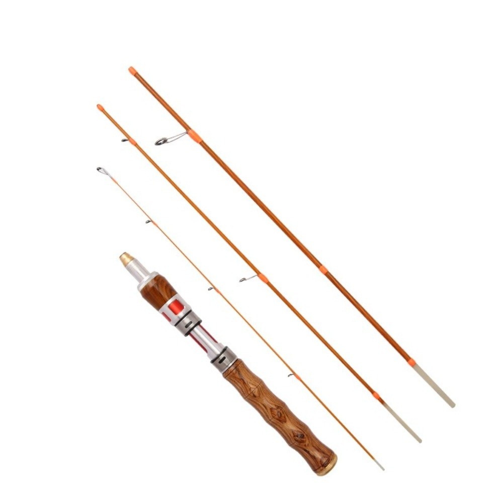 قصبة صيد دوارة بأربعة أقسام، ق - مراجعة Fishing Rod Ice وسعره