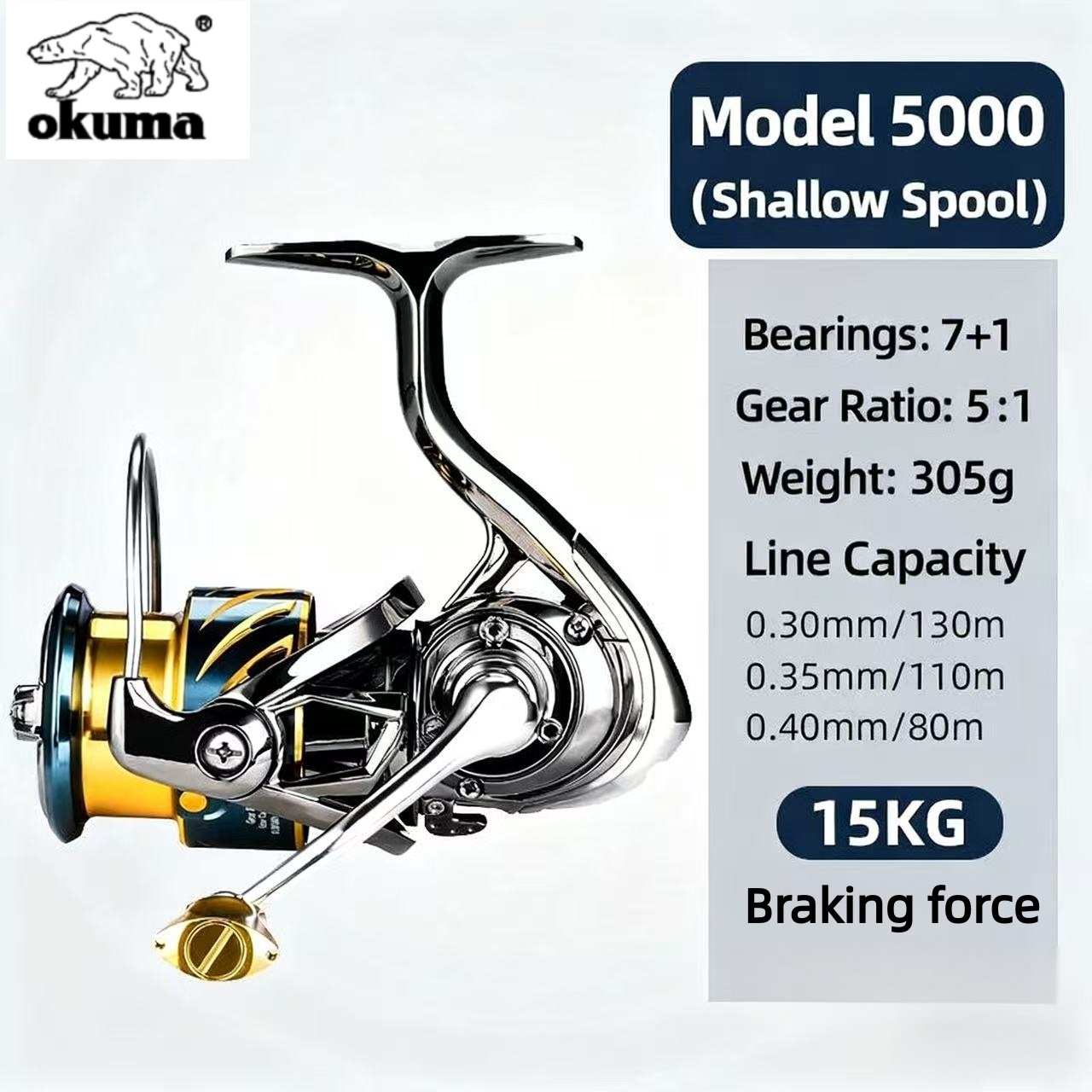 بكرة صيد أوكوما دوارة، بكرة صي - مراجعة Daiwa Reel Bg وسعره